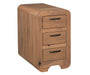 Amish Europa 3 Drawer Side Table Amish Contemporary End Tables
