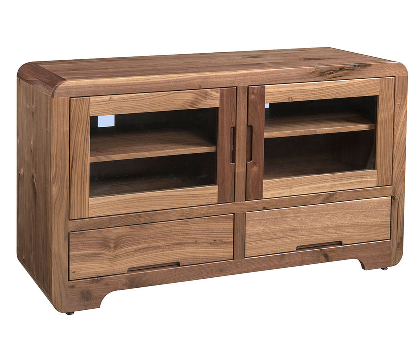 Amish Europa 50" Tv Stand Contemporary Tv Stand Ashery Oak