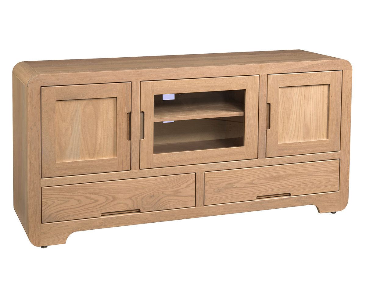 Europa Tv Stand Amish Made by Ashery Oak Contemporary Tv Stand Style