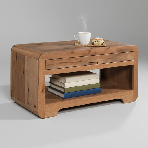 Amish Europa Coffee Table 38" Width Amish Modern Coffee Table
