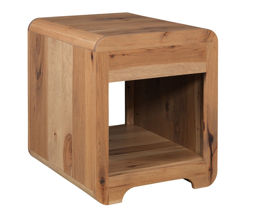Amish Europa Open End Table with Finished Backing