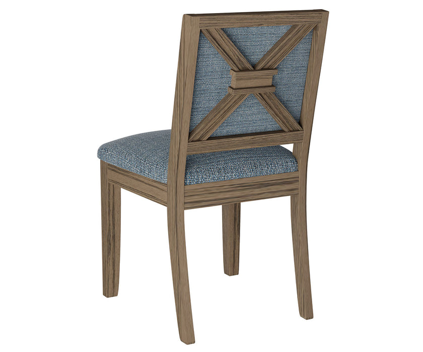 Amish Excalibur Fabric Dining Chair - Amish Upholstered Dining Chair - Y&M Chair - Back of Chair