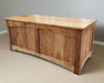 Mission Style Cedar Chest Amish Made Rustic Hickory Wood Front Facing