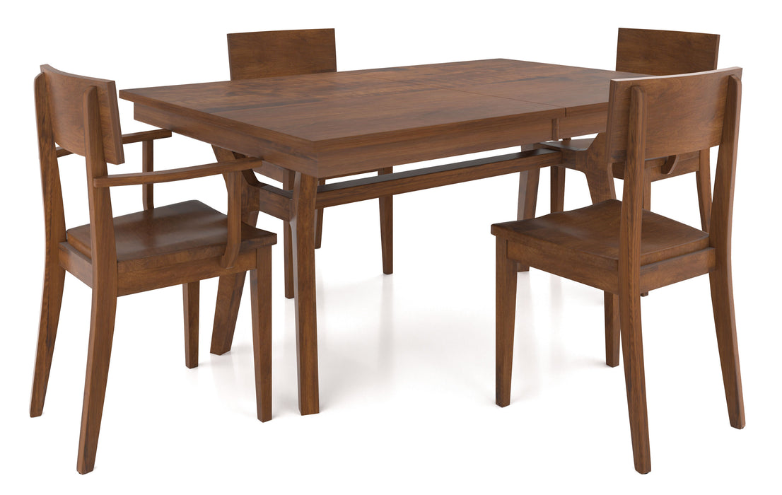 Amish Windsor Table Trestle Dining Tables Contemporary Mid-Century