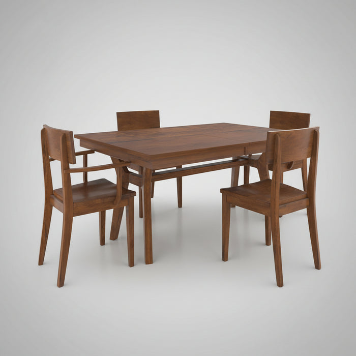 Amish Windsor Table Trestle Dining Tables Contemporary Mid-Century