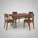 Amish Windsor Table Trestle Dining Tables Contemporary Mid-Century