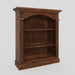 Amish Fluted Column Bookcase available in multiple sizes Traditional Style in Boston Stain on Brown Maple Wood