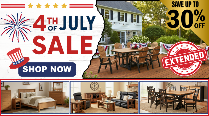 Amish Furniture Delivering Nationwide 4th of July Sale Extended OFCS Amish Furniture Morgantown West Virginia
