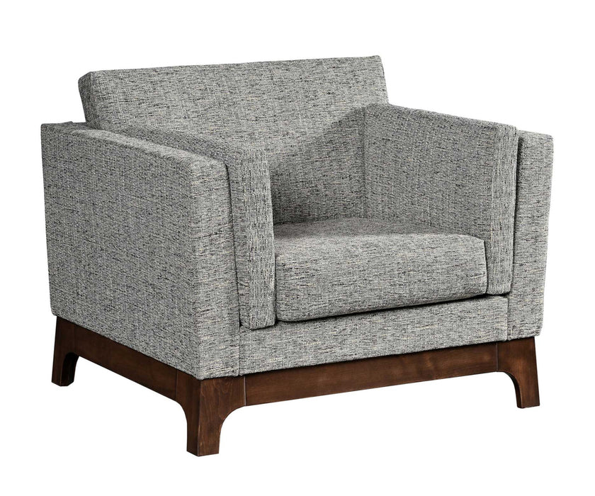 Amish Fushion Armchair - Solid Wood Amish Living Room Furniture - Quality Fabrications