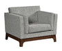 Amish Fushion Armchair - Solid Wood Amish Living Room Furniture - Quality Fabrications