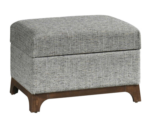 Amish Fusion Storage Ottoman - Quality Fabrications - Closed Photo