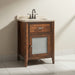 Amish Garland Bathroom Vanity 25" Single Sink Contemporary Shaker Legged Vanity