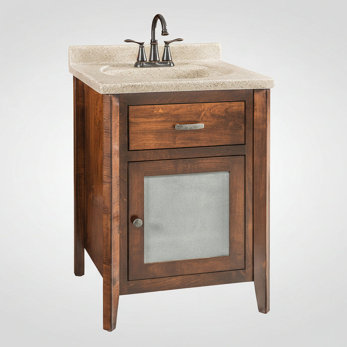 Amish Garland Vanity Lavatory Single Sink Cotemporary Shaker  