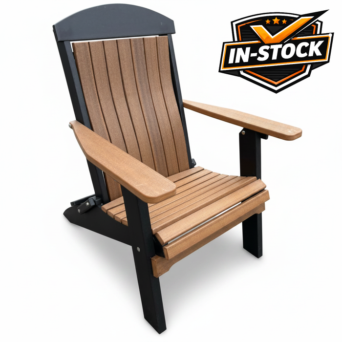 Amish Gateway Bentback Folding Adirondack Chair - In-Stock