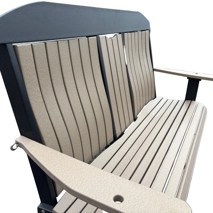 Amish Gateway Bentback 5' Swing With Cupholders - In-Stock - Multiple Colors