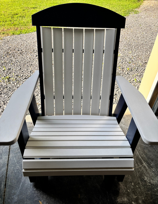 Amish Gateway Glider Set - Amish Poly Gliders - Patriot Blue & White 1