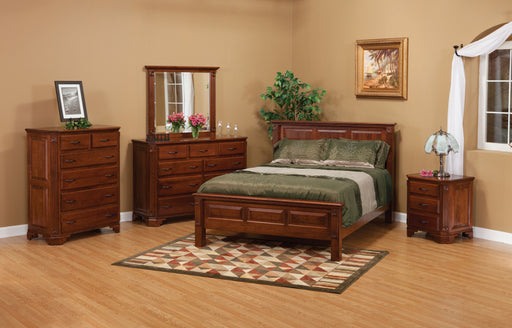 Amish Georgian 5-Piece Bedroom Set - Solid Cherry
