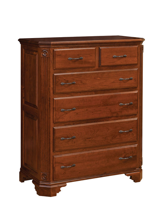 Amish Georgian Chest of Drawers - Solid Cherry