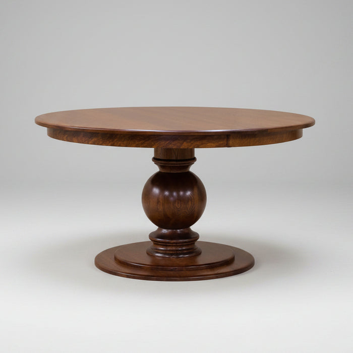 Amish Global Pedestal Table Single Pedestal Tables Farmhouse