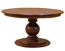 Amish Global Pedestal Table Single Pedestal Tables Farmhouse