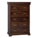Amish Hampton Chest of Drawers Hidden Jewelry Drawers In Case Goods Detail - J&M Woodworking - Classic Traditional Amish Bedroom - Brown Maple OCS-228 Rich Tobacco
