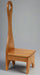 Step Stool with Handle Oak Wood 104 Sealy Stain Amish Built Front Facing