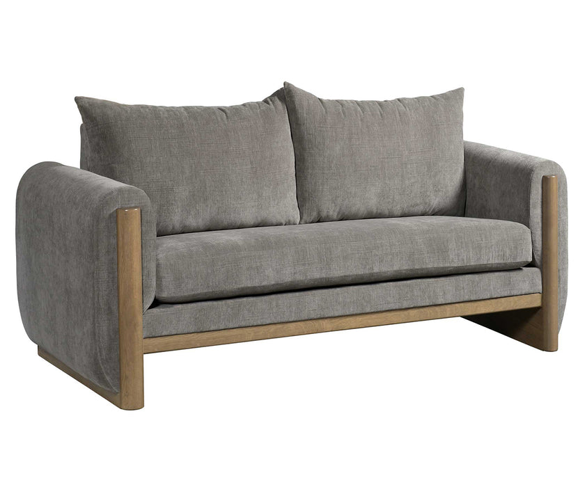Amish Harmony Love Seat - Quality Fabrications - Amish Made Modern Love Seat - Plain Photo