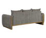 Amish Harmony Sofa - Quality Fabrications - Amish Made Modern Sofa - Back Side