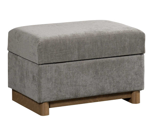 Amish Harmony Storage Ottoman - Quality Fabrications - Closed Photo