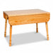 Amish Harvest Leg Drop Leaf Table - 2-10" Drop Leaves on Each Side - Multiple Leg Styles: Shaker Leg, Square Leg, Turned Leg - Solid Oak Drop Leaf Table - No Background