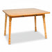 Amish Harvest Leg Drop Leaf Table - 2-10" Drop Leaves on Each Side - Multiple Leg Styles: Shaker Leg, Square Leg, Turned Leg - Solid Oak Drop Leaf Table - No Background - Drop Leaves Up