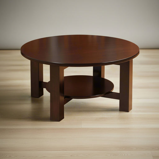 Amish Havanna Round Coffee Table Coffee Tables Contemporary Mission