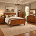 Amish Heavy Shaker Bedroom Set 5-Pc. 5-Piece Set Mission - Solid Oak Amish Bedroom Set - Buss Woodcraft - Shaker Amish Bedroom - In-Room Photo