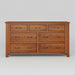 Amish Heavy Shaker 7-Drawer Dresser With Mirror Option Dressers Mission