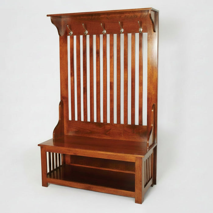 Amish Heritage Mission Hall Seat Hall Seats Mission
