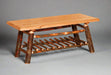 Amish Hickory Log Adirondack Coffee Table - Hickory Log Furniture - Solid Hickory Furniture