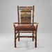 Hickory Log Bylers Dining Chair Amish Built Log Cabin Dining Furniture Front Facing