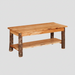 Amish Hickory Log Coffee Table Round Log Leg