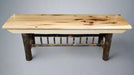 Hickory Log Dining Bench