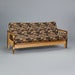 Hickory Log Futon Amish Built Cabin Furniture Front Facing
