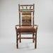 Hickory Log High Back Dining Chair Amish Built Log Cabin Dining Chairs Front Facing