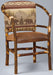 Hickory Log Hoop Chair Amish Built Front Facing
