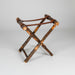 Amish Hickory Log Luggage Rack Folding with Strap Cabin Lodge Luggage Holder