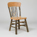 Hickory Log Panel Back Dining Chair Natural Rustic Hickory Cabin Dining Chair Front Facing