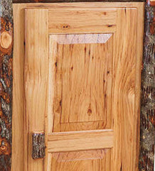 Amish Hickory Raised Panel Door