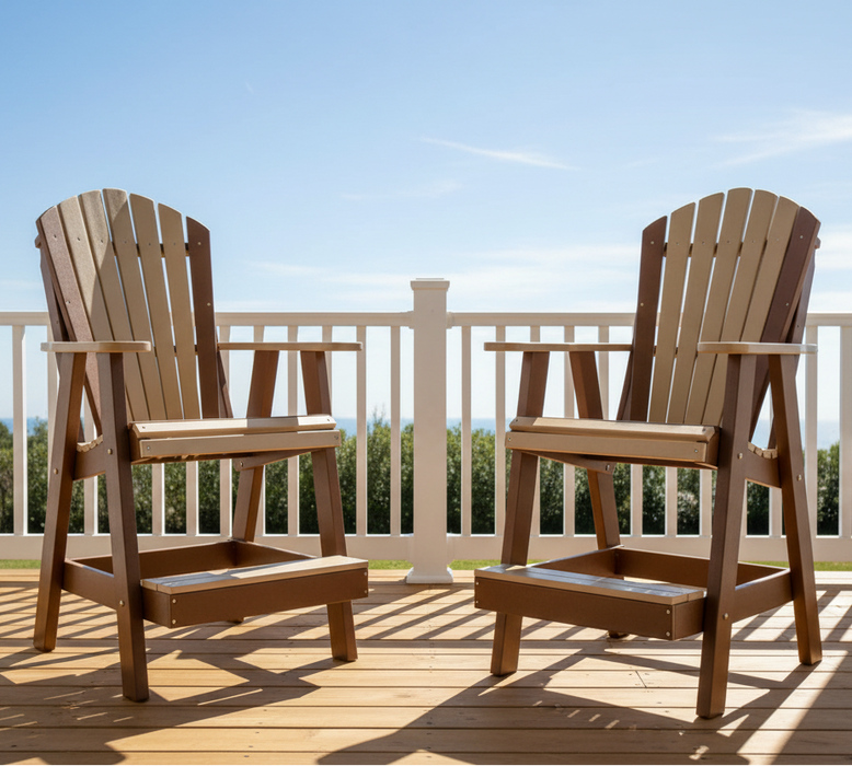 Quick Ship Amish Hilton Adirondack Balcony Chair