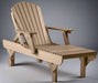 Levi Leisure Adirondack Chaise Lounge Amish Poly Chaise Lounge Front Facing