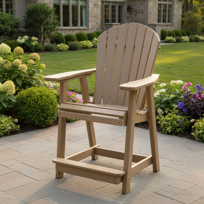 Amish Hilton Adirondack Counter/Bar Chair
Made With HDPE Weather Resistant, Eco-Friendly Material
Rust Proof Stainless Steel Hardware
Maintenance Free!
Choose From 20+ Colors and Color Combinations 