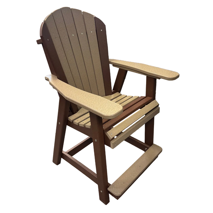 Amish Hilton Adirondack 44" Counter Dining Set - In-Stock