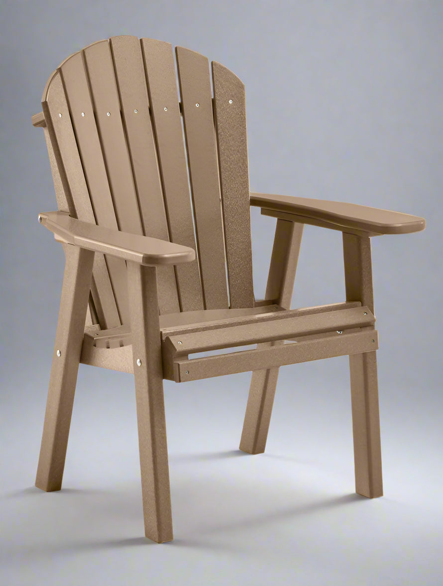 Levi Leisure Adirondack Dining Chair Amish Adirondack Dining Chair Front Facing